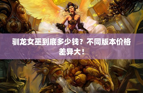 驯龙女巫到底多少钱？不同版本价格差异大！