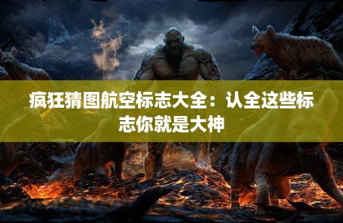 疯狂猜图航空标志大全：认全这些标志你就是大神