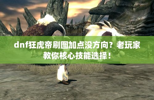 dnf狂虎帝刷图加点没方向？老玩家教你核心技能选择！