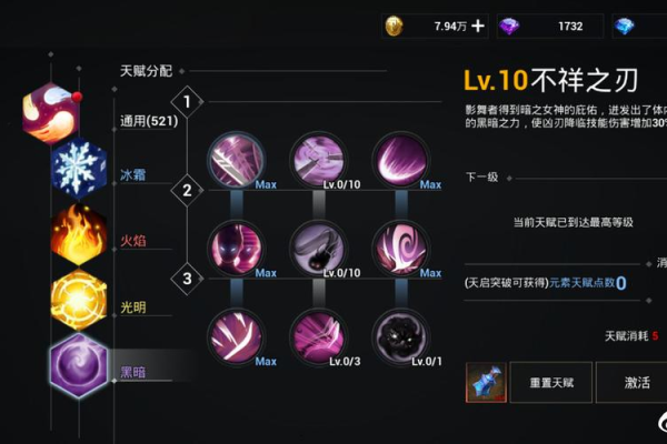 不祥之刃天赋加点老是出错？大神教你正确思路！